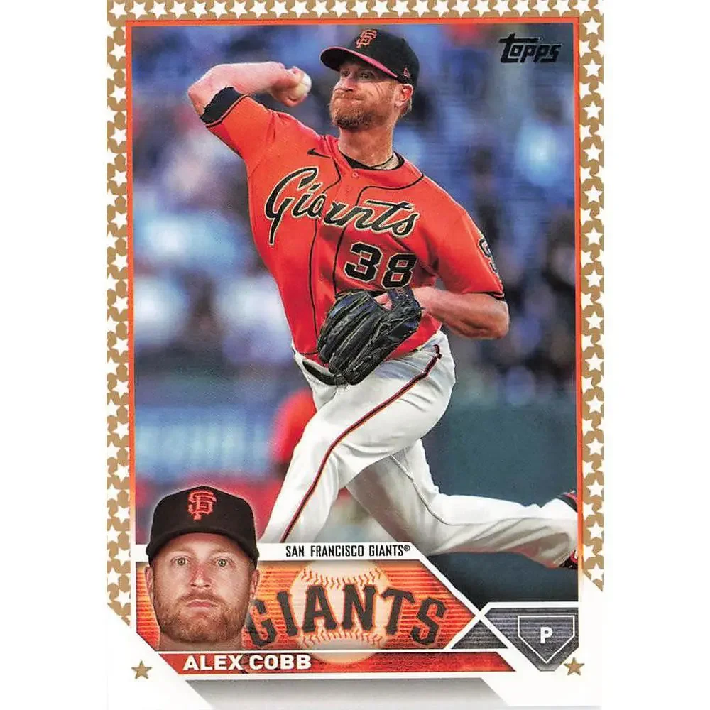 2023 Topps Gold Star Alex Cobb #108 San Francisco Giants